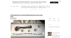 Desktop Screenshot of organized-beauty.com